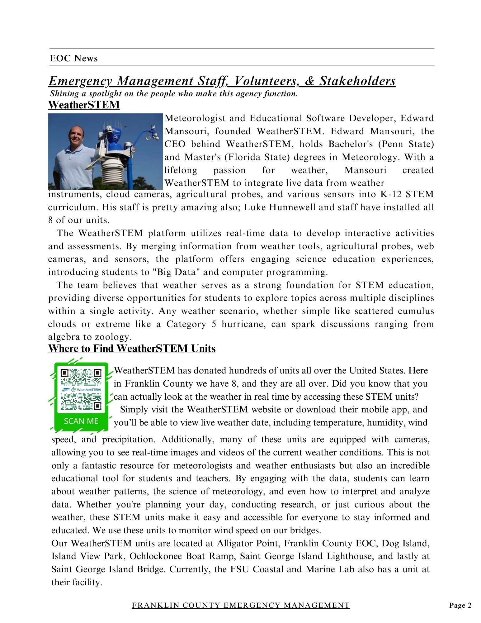 Er Newsletter Weekly Newsletter – Franklin County Emergency Management